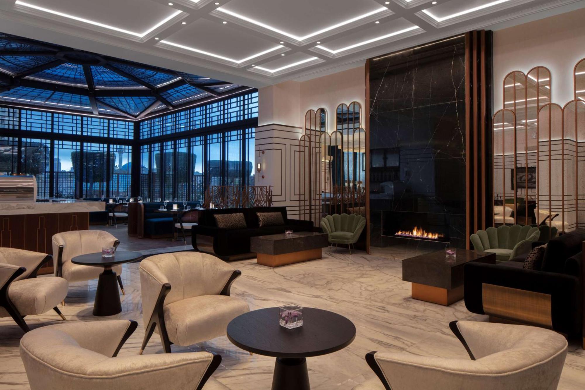 Grand Hyatt Amman Hotell Exteriör bild The lobby of the hotel